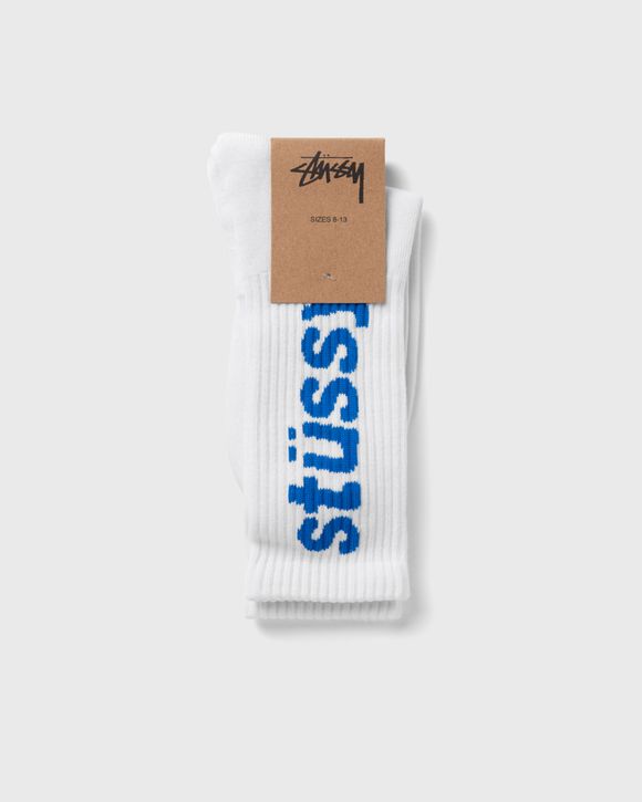 Helvetica Jacquard Crew Socks