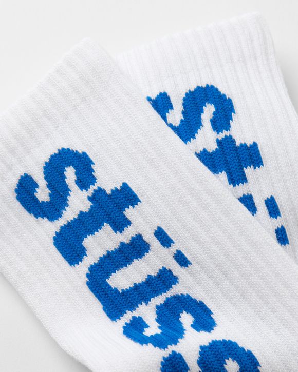 Helvetica Jacquard Crew Socks