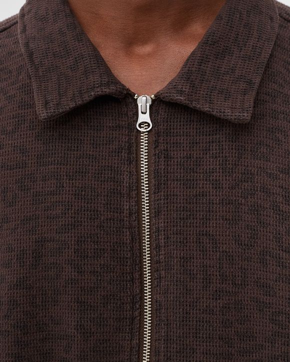 Leopard Mesh Zip Jacket