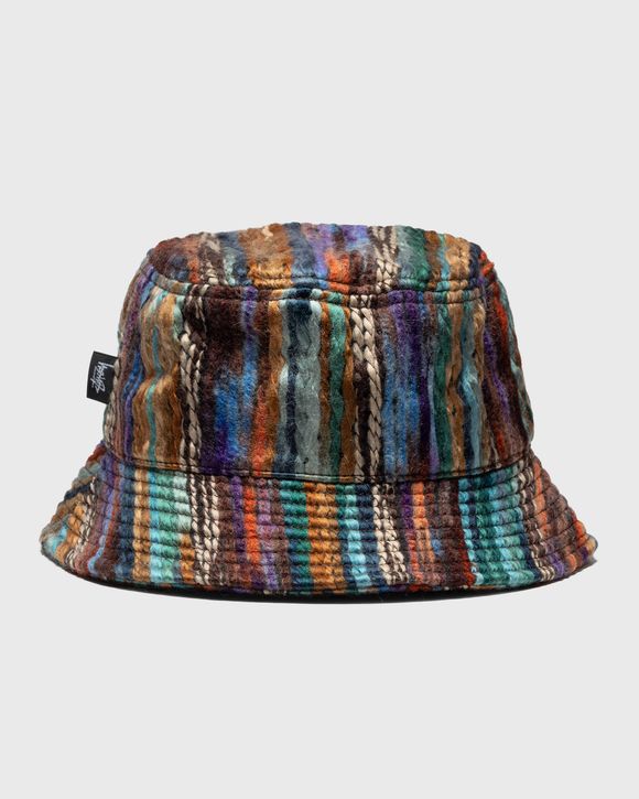 Mixed Yarn Stock Bucket Hat