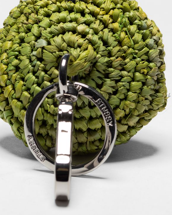Mushroom Raffia Keychain
