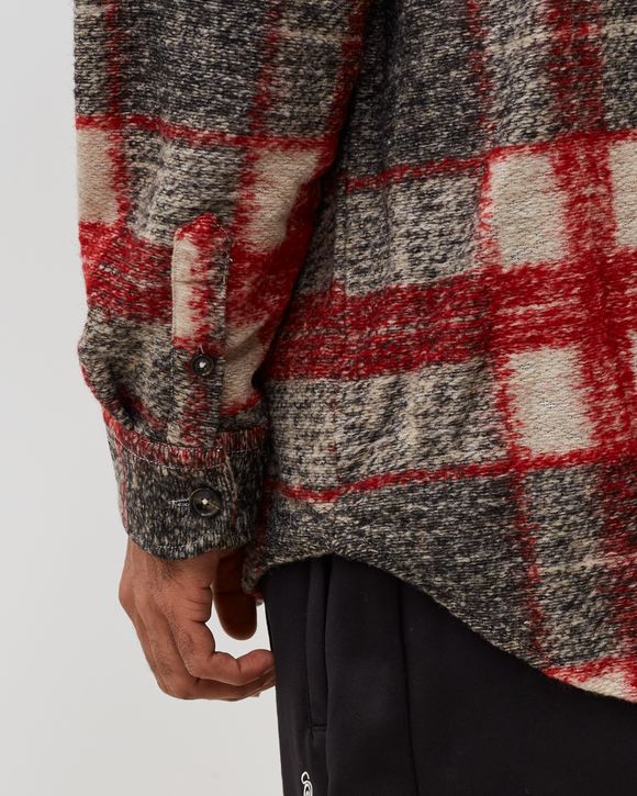 Plaid Knit Shirt
