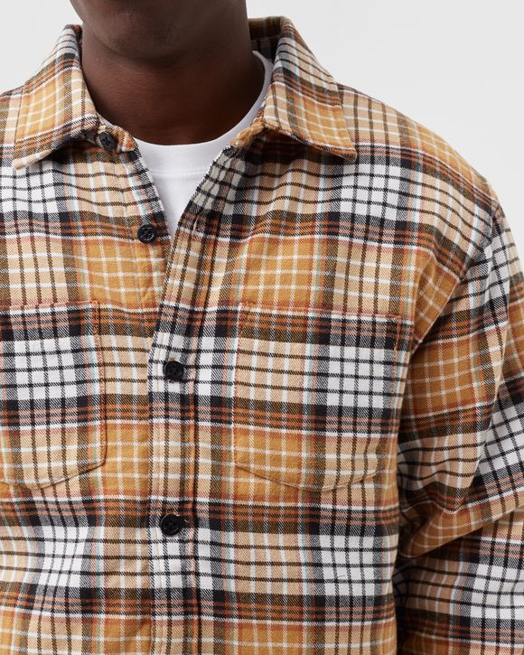 Quilted Lined Plaid Shirt