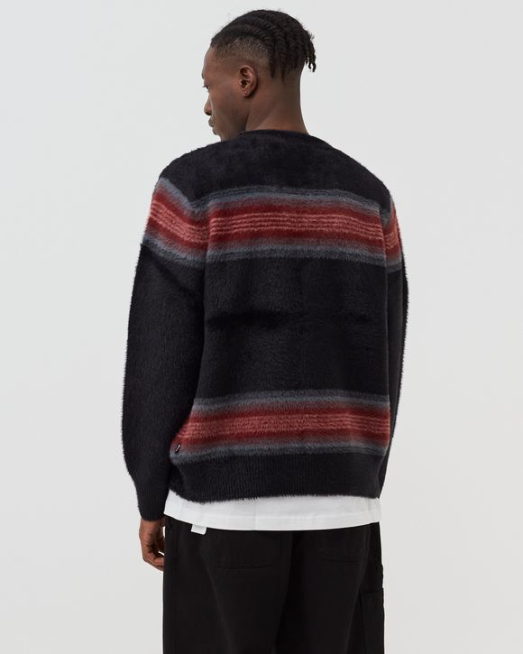 Stripe Shaggy Cardigan