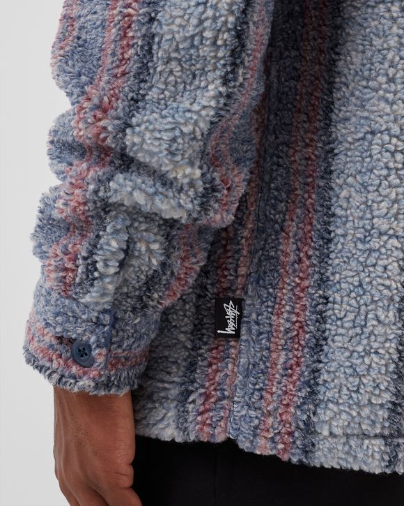 Stripe Sherpa Shirt