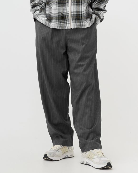 Striped Volume Pleated Trouser