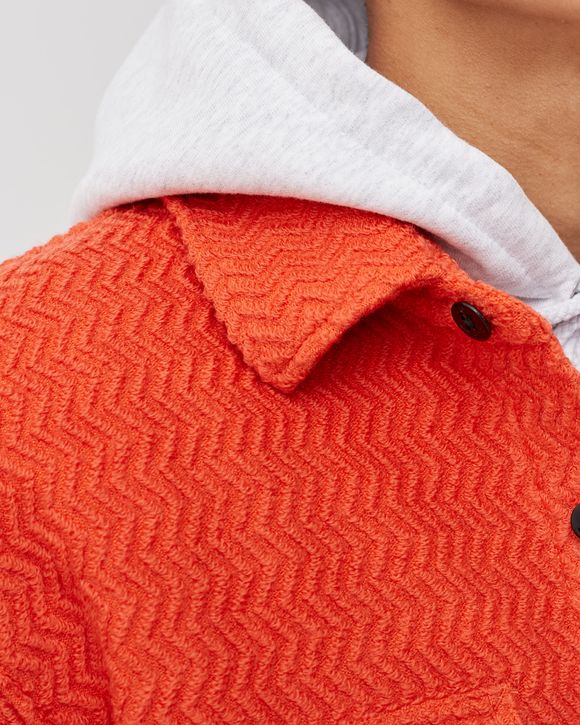Textured Wool Cpo Longsleeve Shirt