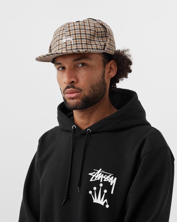 Wool Plaid Flap Cap