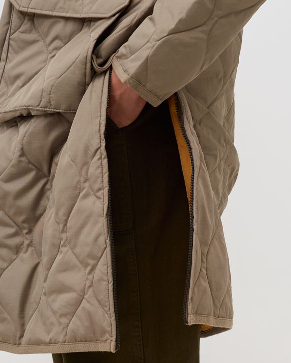 MILITARY V NECK ZIP DOWN CO