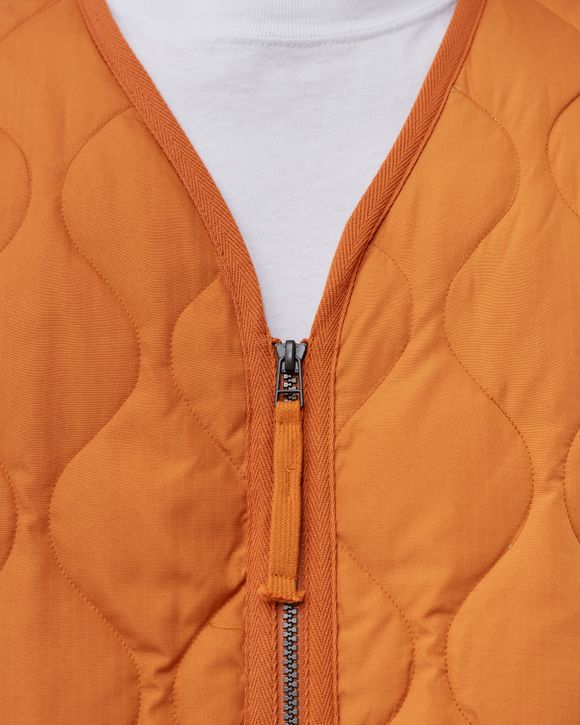 MILITARY V NECK ZIP DOWN CO