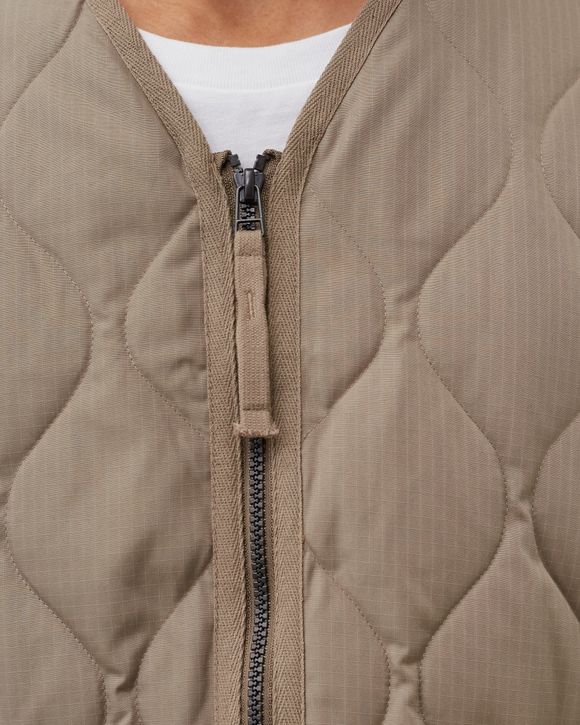 MILITARY ZIP V-NECK VEST