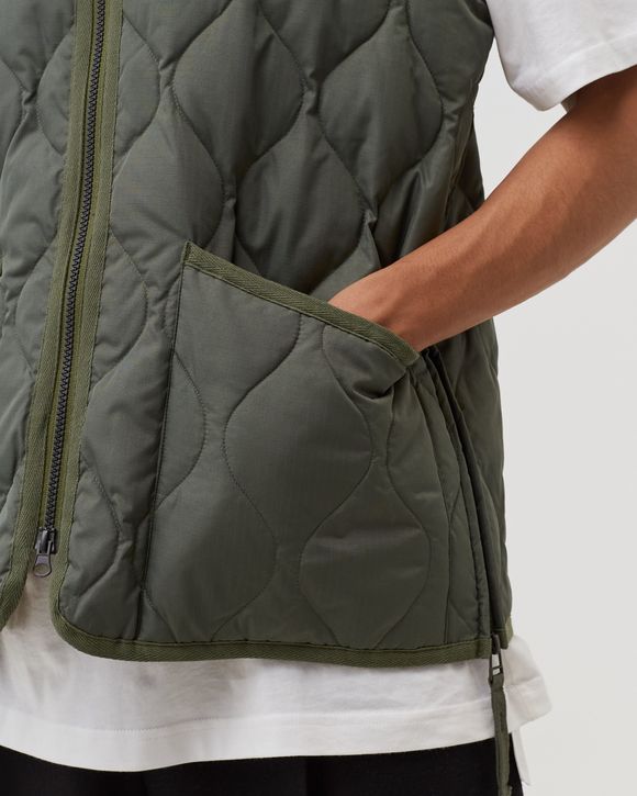 MILITARY ZIP V-NECK VEST