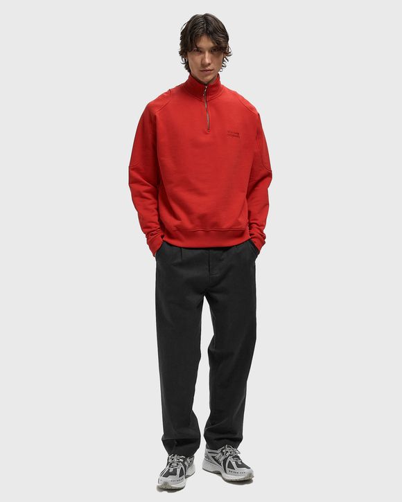 EMBLEM HALF-ZIP SWEATER