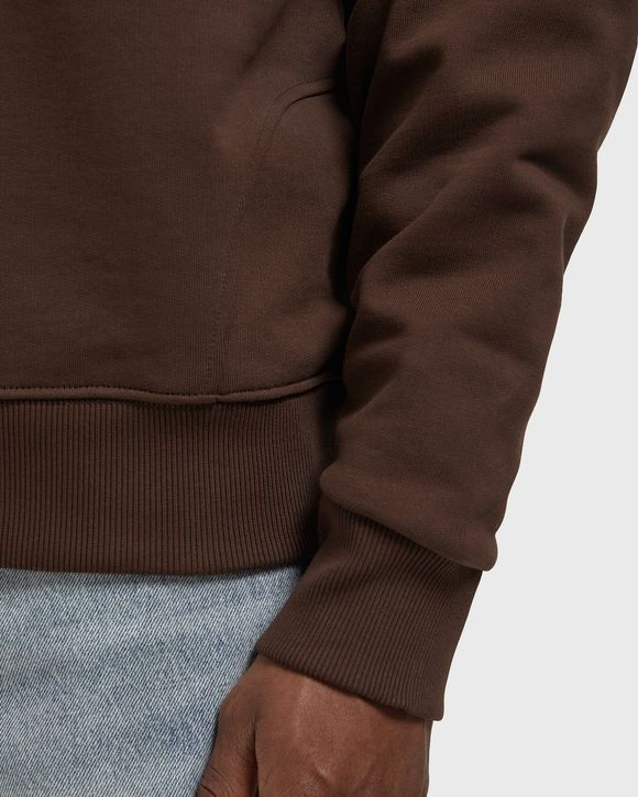 EMBLEM HALF ZIP SWEATER