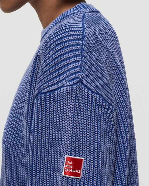 FISHERMAN RIB KNIT CREWNECK