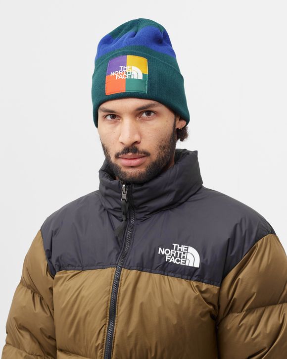 COLOR BLOCK KNIT BEANIE
