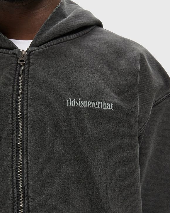 Damaged Zip Up Hoodie