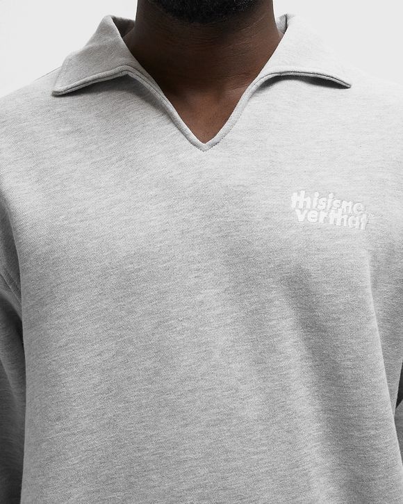 Open Collar Sweatshirt