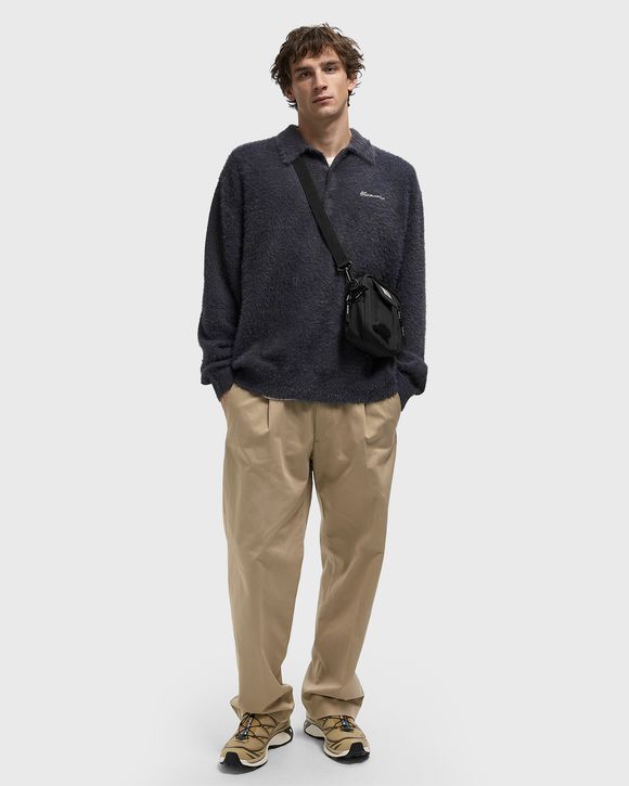 SCT-Logo Shaggy Knit Polo