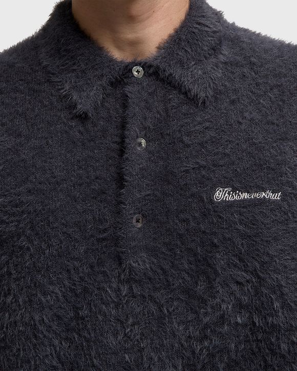 SCT-Logo Shaggy Knit Polo