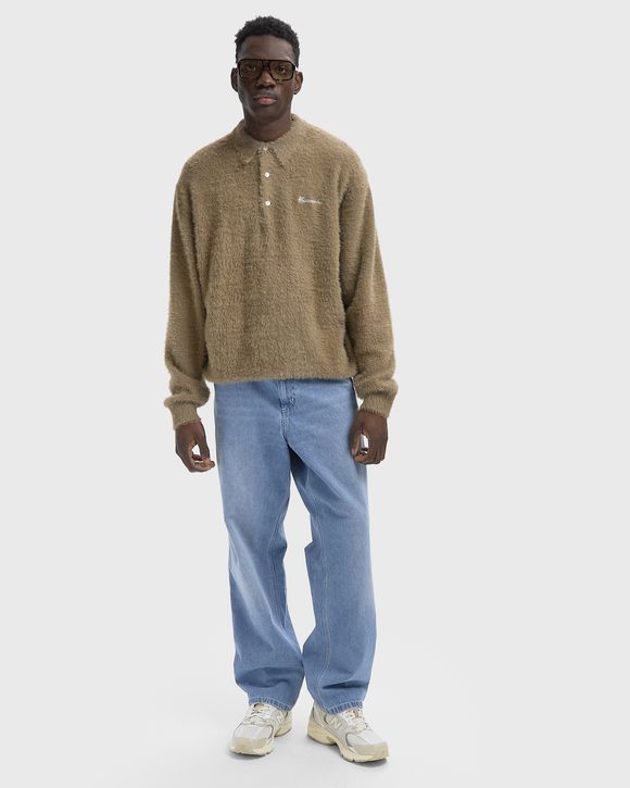 SCT-Logo Shaggy Knit Polo