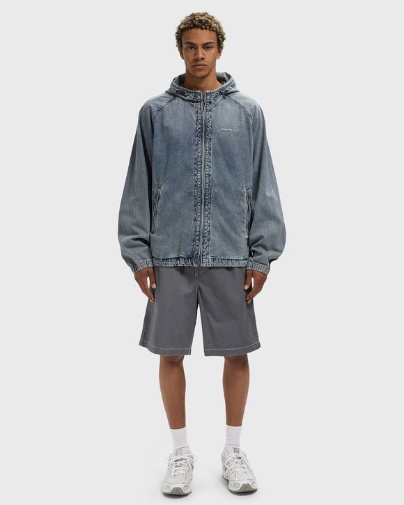 SP-Logo Denim Windbreaker