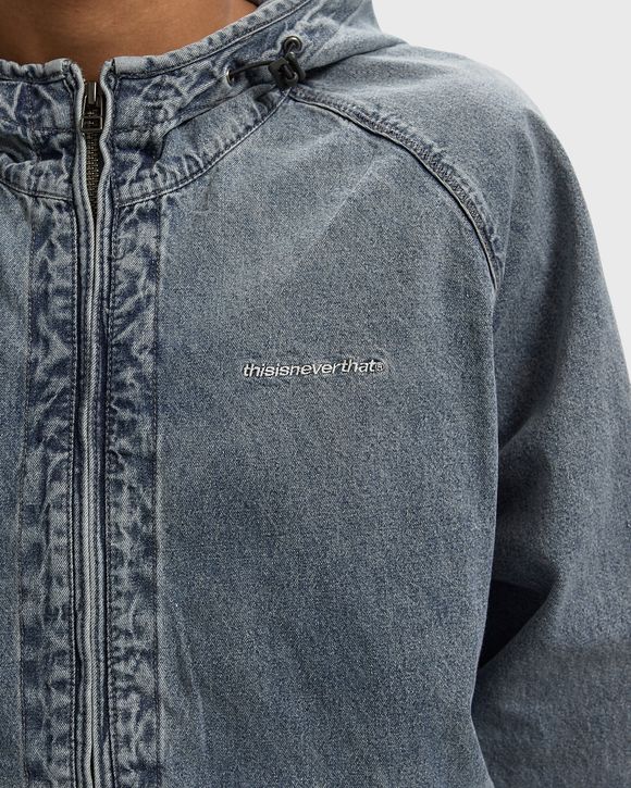 SP-Logo Denim Windbreaker