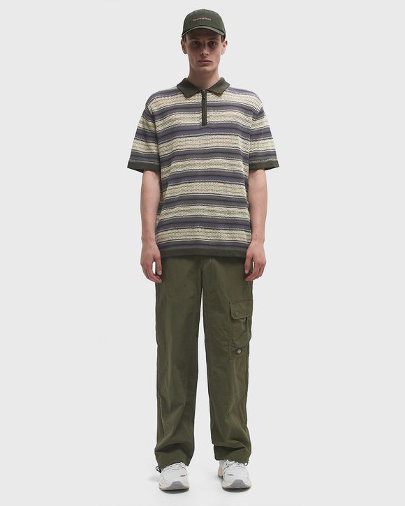 Stripe S/S Knit Polo
