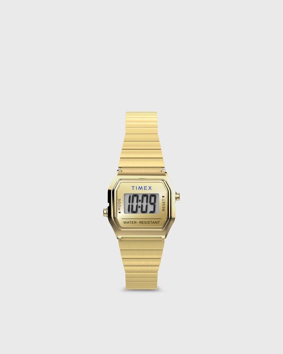 TEENY TINY TIMEX GOLD TONE CASE AND PERFECT FIT EXPANSION BAND