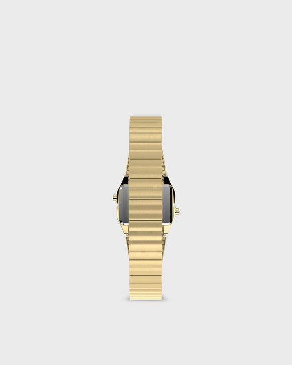 TEENY TINY TIMEX GOLD TONE CASE AND PERFECT FIT EXPANSION BAND