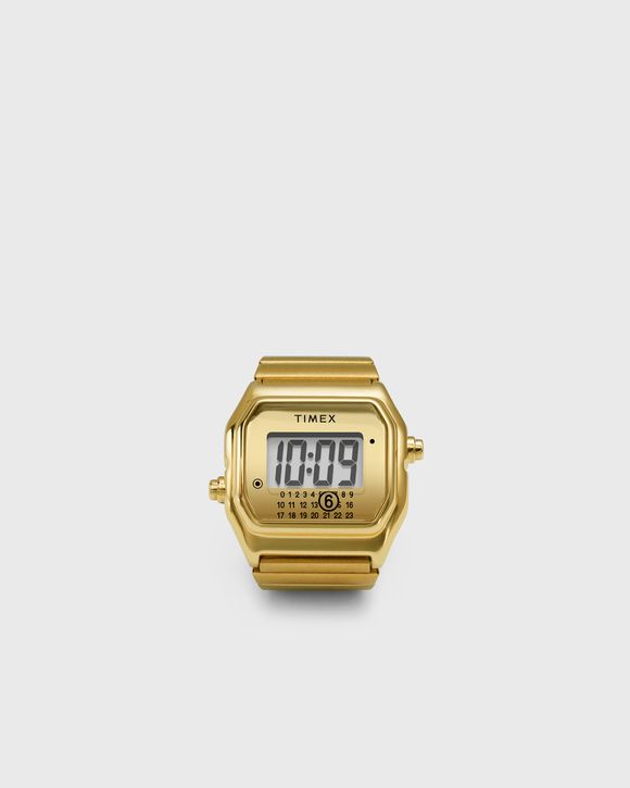 x MM6 T80 Gold-Tone Ring Watch - M/L
