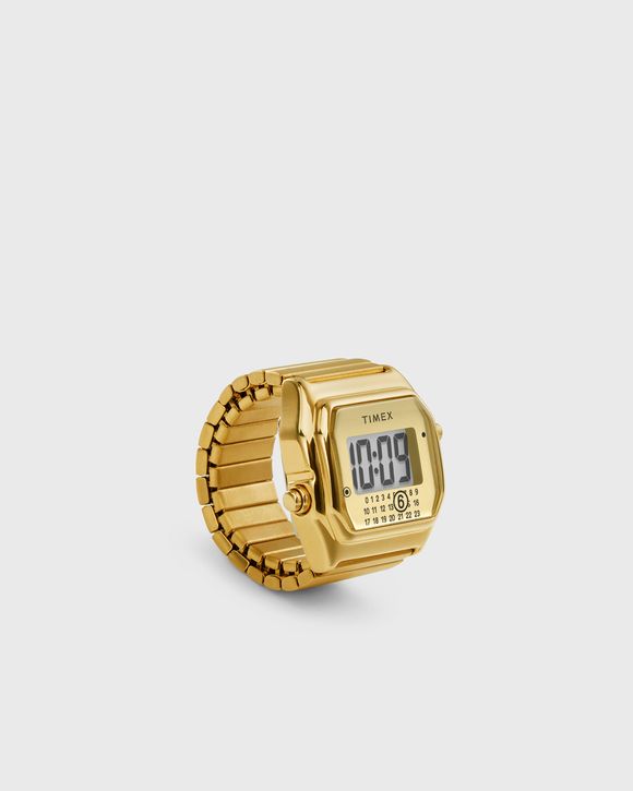 x MM6 T80 Gold-Tone Ring Watch - M/L