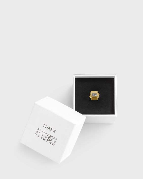 x MM6 T80 Gold-Tone Ring Watch - M/L