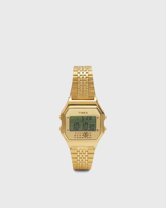 x MM6 T80 Gold-Tone Watch & Bracelet
