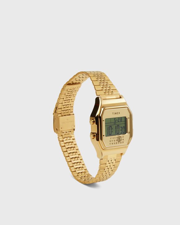 x MM6 T80 Gold-Tone Watch & Bracelet