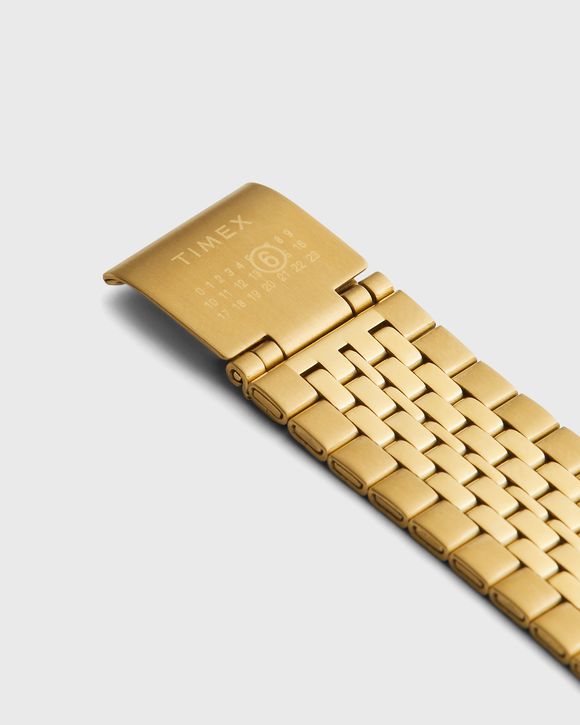 x MM6 T80 Gold-Tone Watch & Bracelet