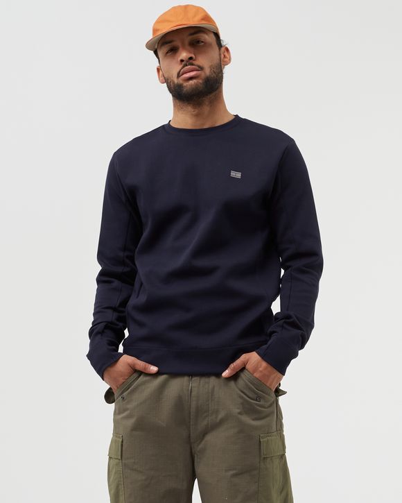 ESSENTIAL CREW NECK MONOGRAM PATCH SWEATSHIRT