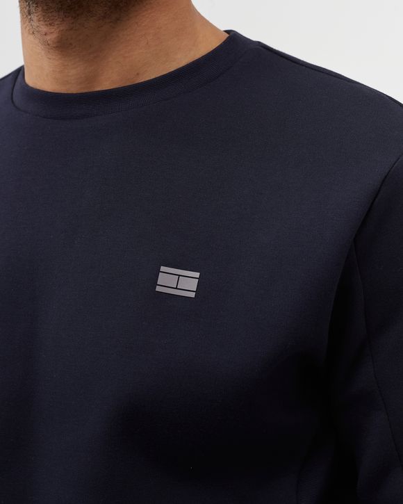 ESSENTIAL CREW NECK MONOGRAM PATCH SWEATSHIRT