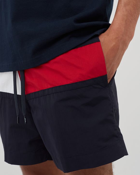 FLAG REGULAR FIT MID LENGTH SWIM SHORTS
