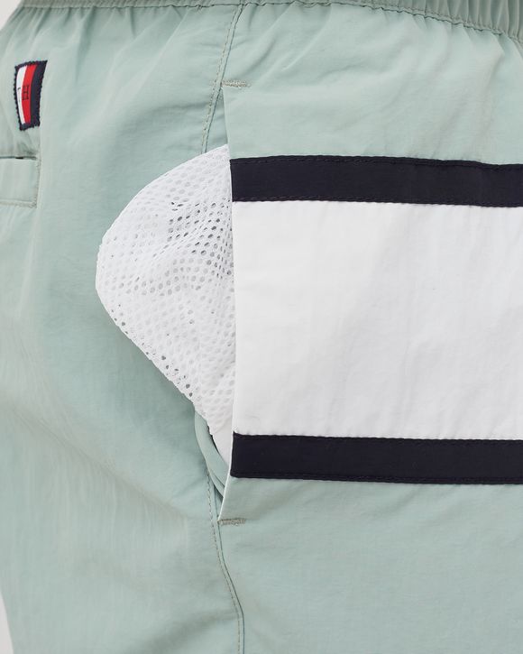 FLAG REGULAR FIT MID LENGTH SWIM SHORTS