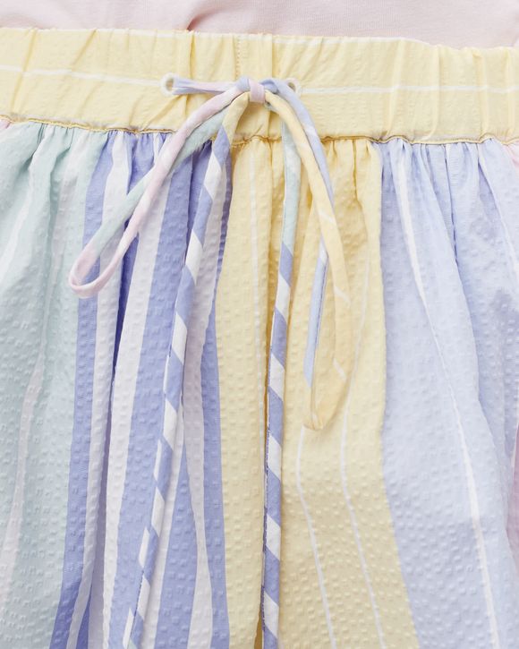 HCW ARCHIVE MULTI STP MIDI 'COLLECTION' SKIRT