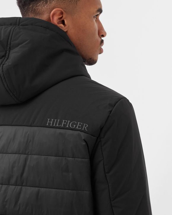 MIX MEDIA HOODED JACKET