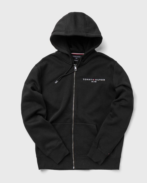 TOMMY LOGO ZIP THROUGH