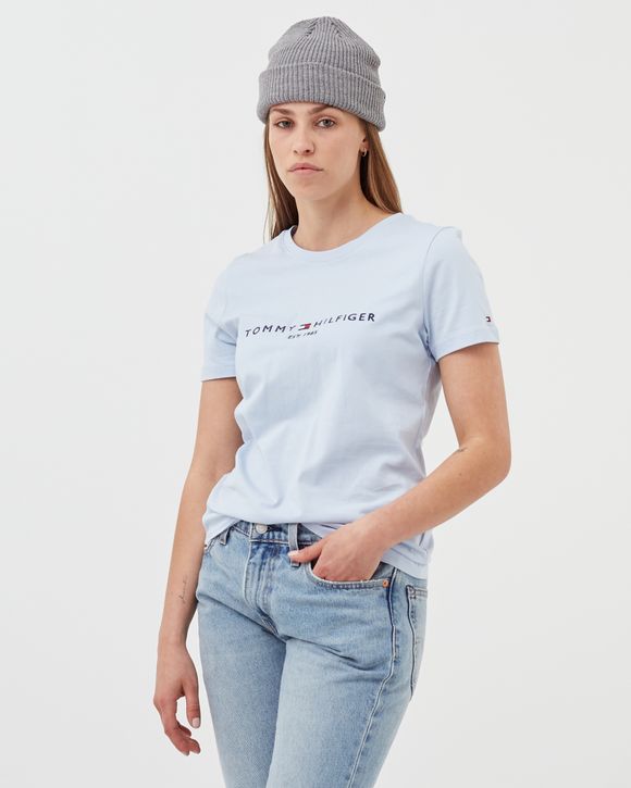WMNS ESSENTIAL CREW NECK LOGO TEE
