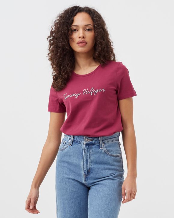 WMNS REGULAR SCRIPT C-NK TEE