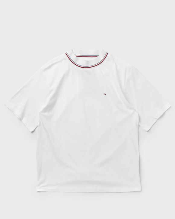 WMNS RELAXED GBL STP MOCK-NK TEE