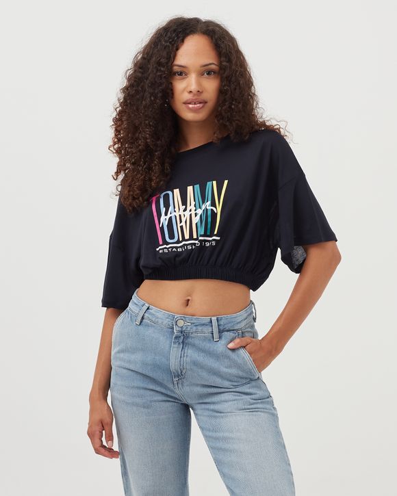 WMNS TENCEL CROPPED 1985 LOGO TEE