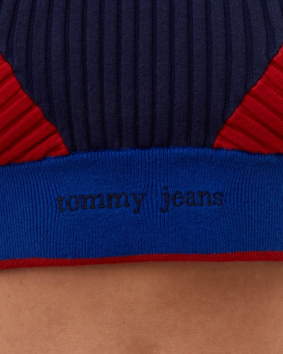 WMNS KNITTED RACER CROP TOP