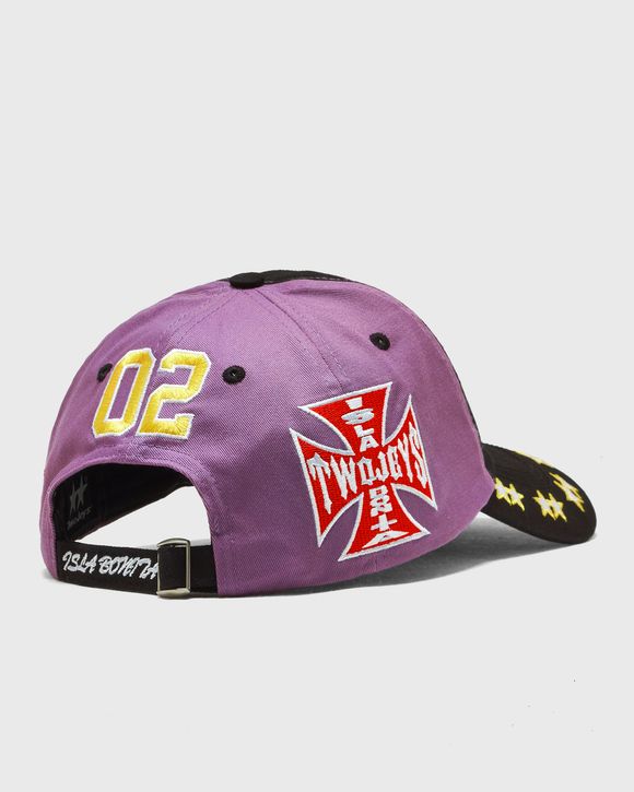 Embroidered Purple Dad Cap