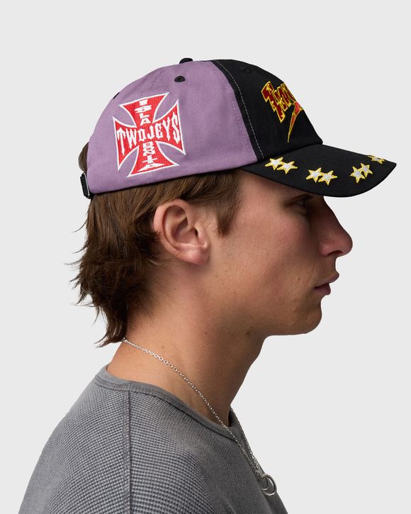Embroidered Purple Dad Cap